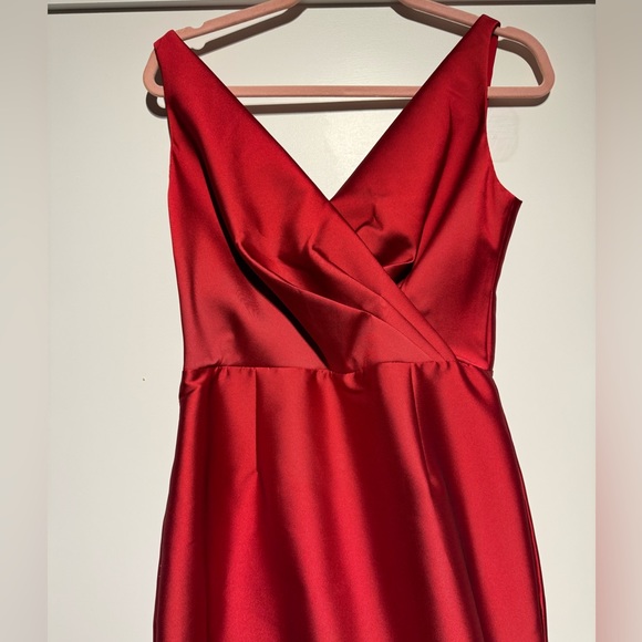 Sachin + Babi Chesterton Gown Cherry Red - Picture 8 of 13